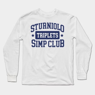 sturniolo triplets simp club Long Sleeve T-Shirt